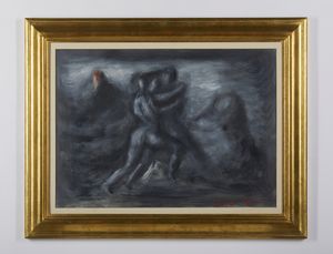 BARNI ROBERTO (n. 1939) : ERCOLE E APOLLO  - Asta Asta 468 | ARTE MODERNA E CONTEMPORANEA Online - Associazione Nazionale - Case d'Asta italiane