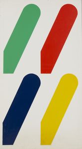 ARICO' RODOLFO (1930 - 2002) : QUATTRO DI BASTONI  - Asta Asta 468 | ARTE MODERNA E CONTEMPORANEA Online - Associazione Nazionale - Case d'Asta italiane