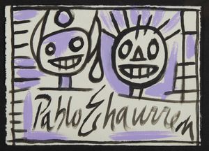 ECHAURREN  PABLO (n. 1951) : SENZA TITOLO  - Asta Asta 468 | ARTE MODERNA E CONTEMPORANEA Online - Associazione Nazionale - Case d'Asta italiane