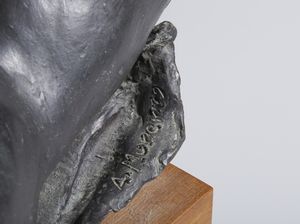 MURER AUGUST (1922 - 1985) : GIOVANE DONNA DISTESA, 1979  - Asta Asta 468 | ARTE MODERNA E CONTEMPORANEA Online - Associazione Nazionale - Case d'Asta italiane