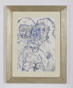 VENTURI VENTURINO (1918 - 2002) : SACRA FAMIGLIA, 1977  - Asta Asta 468 | ARTE MODERNA E CONTEMPORANEA Online - Associazione Nazionale - Case d'Asta italiane