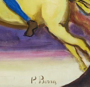 BORRA POMPEO (1898 - 1973) : SENZA TITOLO  - Asta Asta 468 | ARTE MODERNA E CONTEMPORANEA Online - Associazione Nazionale - Case d'Asta italiane