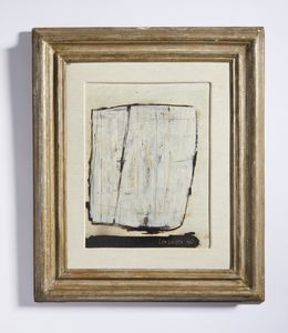 CONSAGRA PIETRO (1920 - 2005) : FONDO BIANCO (UNA IMMAGINE), 1960  - Asta Asta 468 | ARTE MODERNA E CONTEMPORANEA Online - Associazione Nazionale - Case d'Asta italiane