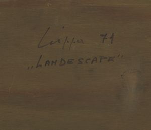 CRIPPA ROBERTO GAETANO (1921 - 1972) : LANDESCAPE, 1971  - Asta Asta 468 | ARTE MODERNA E CONTEMPORANEA Online - Associazione Nazionale - Case d'Asta italiane