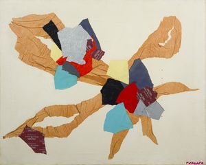 TURCATO GIULIO (1912 - 1995) - L'ACROPOLI, (1969-70)