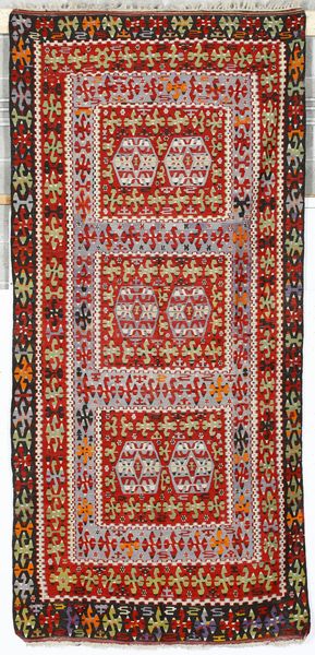 Kilim Anatolia inizio XX secolo  - Asta Tappeti - Associazione Nazionale - Case d'Asta italiane