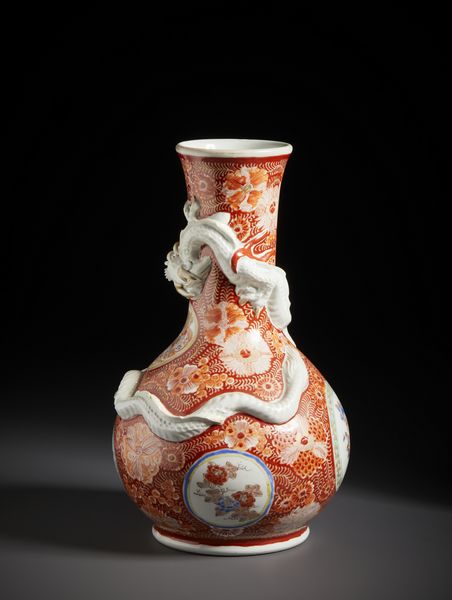 ARTE GIAPPONESE : Vaso in porcellana policroma. Giappone periodo meiji (1868-1912).  - Asta Asta 470 | ARTE ORIENTALE Online - Associazione Nazionale - Case d'Asta italiane