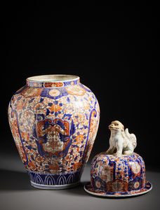 ARTE GIAPPONESE : Potiche in porcellana Imari. Giappone periodo Meiji.  - Asta Asta 470 | ARTE ORIENTALE Online - Associazione Nazionale - Case d'Asta italiane