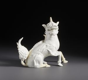 Arte Cinese : Gruppo di cinque figure in bianco di cina Dehua. Cina XIX / XX sec.  - Asta Asta 470 | ARTE ORIENTALE Online - Associazione Nazionale - Case d'Asta italiane