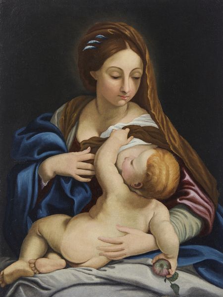 ARTISTA ITALIANO DEL XVII SECOLO : Madonna con Bambino  - Asta Asta 469 | ARTE ANTICA E DEL XIX SECOLO Online - Associazione Nazionale - Case d'Asta italiane