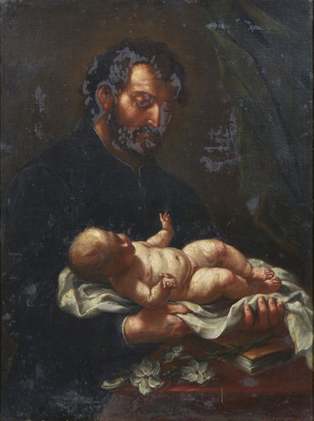 ARTISTA VENETO DEL XVII SECOLO : San Giuseppe con il bambino  - Asta Asta 469 | ARTE ANTICA E DEL XIX SECOLO Online - Associazione Nazionale - Case d'Asta italiane