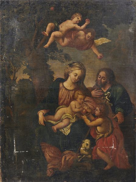 ARTISTA DEL XVIII SECOLO : Sacra Famiglia con San Giovannino  - Asta Asta 469 | ARTE ANTICA E DEL XIX SECOLO Online - Associazione Nazionale - Case d'Asta italiane