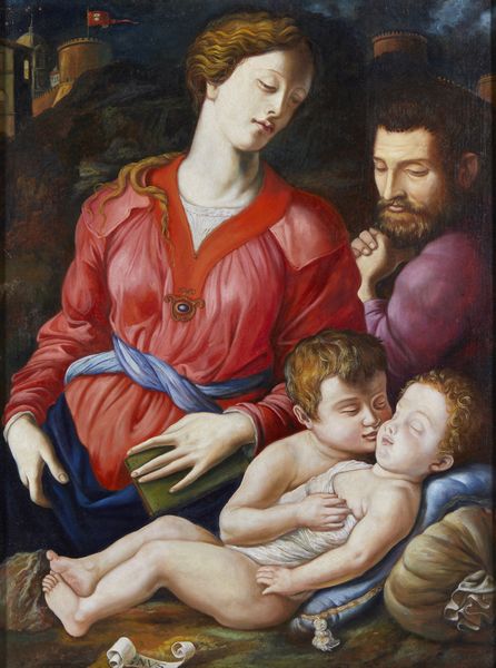 ARTISTA TOSCANO DEL XVIII SECOLO : Sacra Famiglia con San Giovannino  - Asta Asta 469 | ARTE ANTICA E DEL XIX SECOLO Online - Associazione Nazionale - Case d'Asta italiane