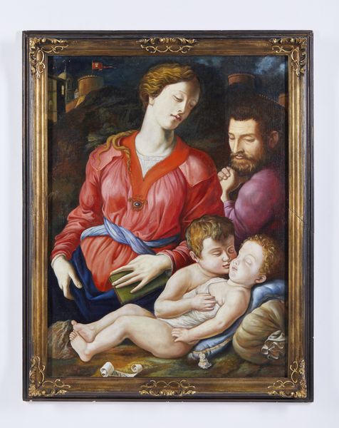 ARTISTA TOSCANO DEL XVIII SECOLO : Sacra Famiglia con San Giovannino  - Asta Asta 469 | ARTE ANTICA E DEL XIX SECOLO Online - Associazione Nazionale - Case d'Asta italiane