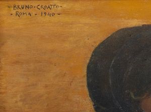 CROATTO BRUNO (1875 - 1948) : Ritratto femminile  - Asta Asta 469 | ARTE ANTICA E DEL XIX SECOLO Online - Associazione Nazionale - Case d'Asta italiane