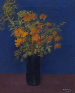 MARCH GIOVANNI (1894 - 1974) - Vaso di fiori