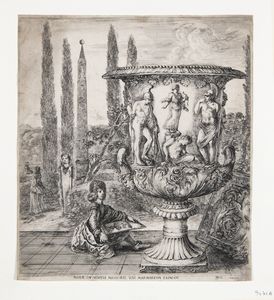 DELLA BELLA STEFANO (1610 - 1664) - Il Vaso mediceo