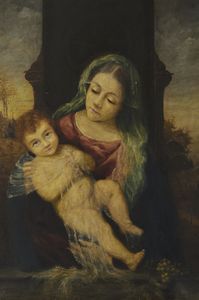 ARTISTA DEL XVIII SECOLO - Madonna dell'uva