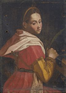 ARTISTA DEL XVIII SECOLO - Santa Caterina d'Alessandria