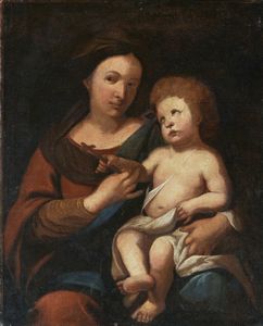 ARTISTA DEL XVIII SECOLO - Madonna con Bambino