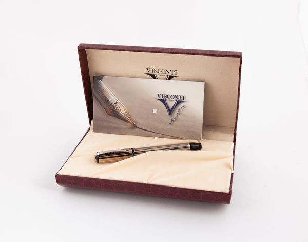 Visconti - Roller in acciaio e resina nera  - Asta Penne e accessori dalla collezione di Enrico e Antonello Falqui e altre provenienze - Associazione Nazionale - Case d'Asta italiane