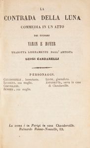 Commedie del Nuovo Repertorio Drammatico della Libreria Teatrale di Angelo Romei di Firenze (3 volumi). Insieme ad un volume di Miscellanea teatrale del XIX secolo  - Asta Libri D'Arte , Antichi, Moderni e di Numismatica - Associazione Nazionale - Case d'Asta italiane