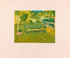 Thomas Corey : Greem Bench  - Asta Arte Moderna e Contemporanea - Associazione Nazionale - Case d'Asta italiane