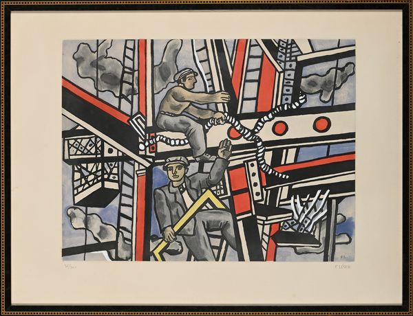 Fernand Léger : Operai a lavoro  - Asta Arte Moderna e Contemporanea - Associazione Nazionale - Case d'Asta italiane