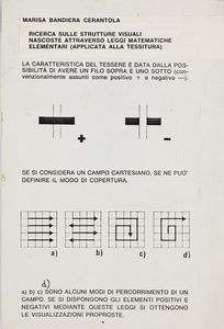 Marisa Bandiera Cerantola : Lotto di 2 opere  - Asta Arte Moderna e Contemporanea - Associazione Nazionale - Case d'Asta italiane