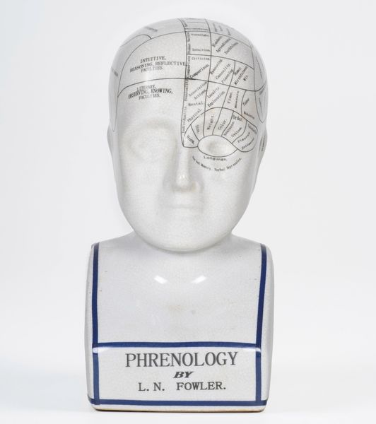 Testa Phrenology.<BR>Londra, L.N. Fowler, XIX secolo.<BR>  - Asta Ceramiche e vetri - Associazione Nazionale - Case d'Asta italiane