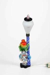 Lampada.<BR>Murano, XX secolo.  - Asta Ceramiche e vetri - Associazione Nazionale - Case d'Asta italiane