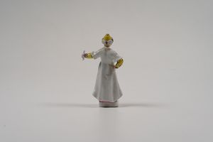 Figurina di turco.<BR>Meissen, met del XVIII secolo.  - Asta Ceramiche e vetri - Associazione Nazionale - Case d'Asta italiane