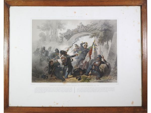 Scene della Guerra d'Indipendenza d'Italia  - Asta Dballage. Occasioni in asta - Associazione Nazionale - Case d'Asta italiane