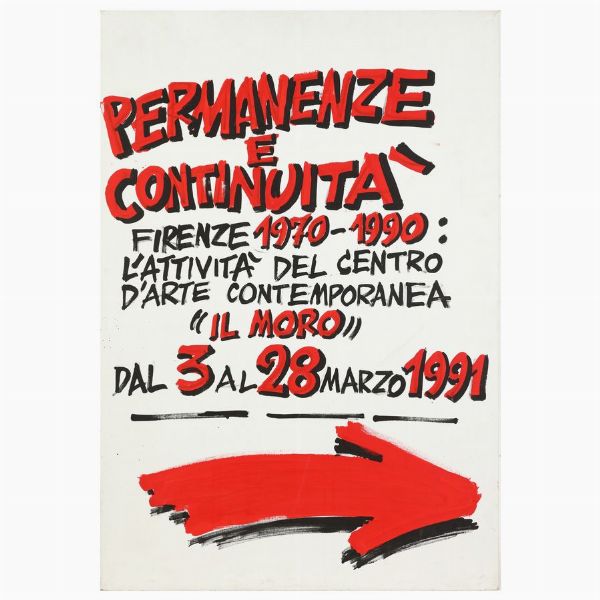 Vinicio Berti : Permanenze e Continuità Firenze 1970-1990  - Asta Dballage. Occasioni in asta - Associazione Nazionale - Case d'Asta italiane