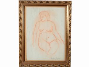 Luigi Michelacci - Nudo di Donna raffigurante Michelacci Giuseppina