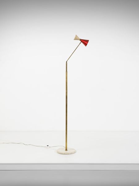 GILARDI & BARZAGHI : Lampada da terra, Italia  - Asta Asta 471 | DESIGN E ARTI DECORATIVE DEL NOVECENTO Online - Associazione Nazionale - Case d'Asta italiane