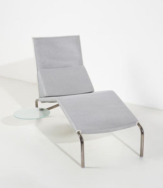 AROLDI CORRADO (n. 1936) : Chaise longue mod. Lelunga per Giovannetti, Pistoia  - Asta Asta 471 | DESIGN E ARTI DECORATIVE DEL NOVECENTO Online - Associazione Nazionale - Case d'Asta italiane