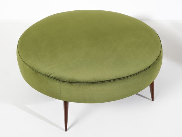 MANIFATTURA ITALIANA : Grande pouf  - Asta Asta 471 | DESIGN E ARTI DECORATIVE DEL NOVECENTO Online - Associazione Nazionale - Case d'Asta italiane