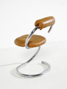 STOPPINO GIOTTO (1926 - 2011) : Quattro sedie mod. Cobra  - Asta Asta 471 | DESIGN E ARTI DECORATIVE DEL NOVECENTO Online - Associazione Nazionale - Case d'Asta italiane