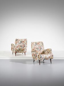 DE CARLI CARLO (1910 - 1999) : Coppia di poltrone mod. 806 per Cassina, Meda  - Asta Asta 471 | DESIGN E ARTI DECORATIVE DEL NOVECENTO Online - Associazione Nazionale - Case d'Asta italiane