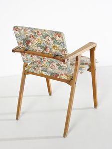 ALBINI FRANCO (1905 - 1977) : Sedia con braccioli mod. Luisa per Poggi, Pavia  - Asta Asta 471 | DESIGN E ARTI DECORATIVE DEL NOVECENTO Online - Associazione Nazionale - Case d'Asta italiane