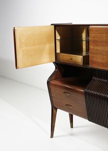 BORSANI OSVALDO (1911 - 1985) : attribuito. Contro-buffet per Arredamento Borsani, Varedo  - Asta Asta 471 | DESIGN E ARTI DECORATIVE DEL NOVECENTO Online - Associazione Nazionale - Case d'Asta italiane