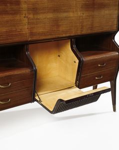 BORSANI OSVALDO (1911 - 1985) : attribuito. Contro-buffet per Arredamento Borsani, Varedo  - Asta Asta 471 | DESIGN E ARTI DECORATIVE DEL NOVECENTO Online - Associazione Nazionale - Case d'Asta italiane