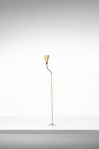 BUZZI FRANCO (n. 1912) : Lampada da terra con terminale del fusto estraibile e flessibile probabile esecuzione O-Luce, Milano  - Asta Asta 471 | DESIGN E ARTI DECORATIVE DEL NOVECENTO Online - Associazione Nazionale - Case d'Asta italiane