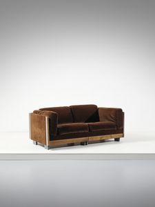 SCARPA AFRA (1937-2011) & TOBIA (n. 1935) : Divano a due posti mod. 920 per Cassina, Meda  - Asta Asta 471 | DESIGN E ARTI DECORATIVE DEL NOVECENTO Online - Associazione Nazionale - Case d'Asta italiane