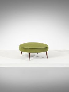 MANIFATTURA ITALIANA : Grande pouf  - Asta Asta 471 | DESIGN E ARTI DECORATIVE DEL NOVECENTO Online - Associazione Nazionale - Case d'Asta italiane