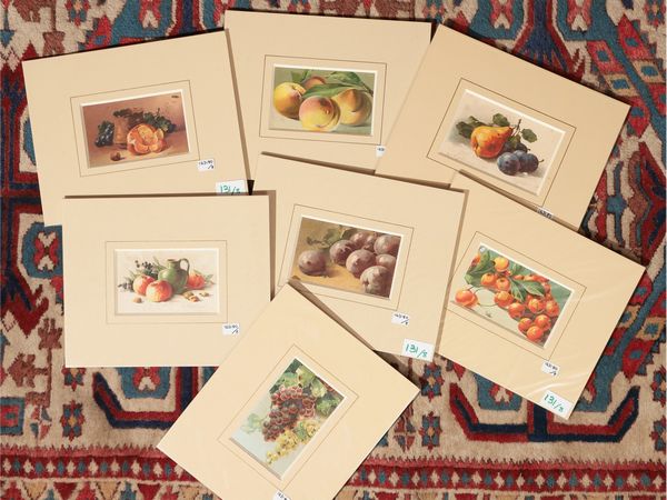 Nature morte con frutta  - Asta Flora & Fauna. Una collezione di stampe - Associazione Nazionale - Case d'Asta italiane