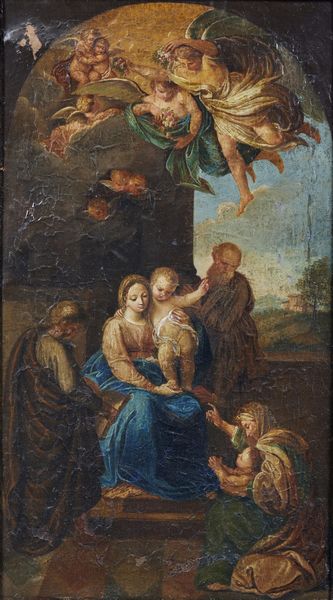 Scuola veneta del XVIII secolo : Sacra Famiglia  - Asta Asta 472 | ARTE ANTICA E DEL XIX SECOLO Virtuale - Associazione Nazionale - Case d'Asta italiane