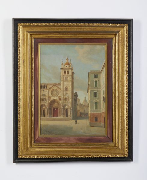 ARTISTA ITALIANO DEL XIX SECOLO : Scorcio di Genova con la Cattedrale di San Lorenzo  - Asta Asta 472 | ARTE ANTICA E DEL XIX SECOLO Virtuale - Associazione Nazionale - Case d'Asta italiane