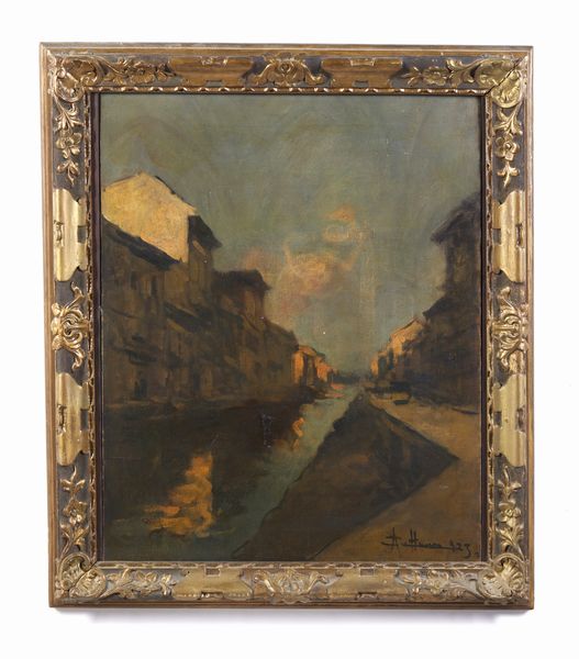 CATTANEO ACHILLE (1872 - 1932) : Navigli  - Asta Asta 472 | ARTE ANTICA E DEL XIX SECOLO Virtuale - Associazione Nazionale - Case d'Asta italiane